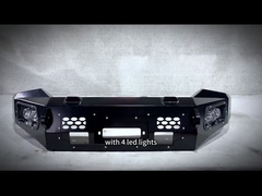 Hilux Çelik Boğa Çubuğu için Ranger Ön Tampon için İki Led Işıklı Dmax Ön Çubuğu için