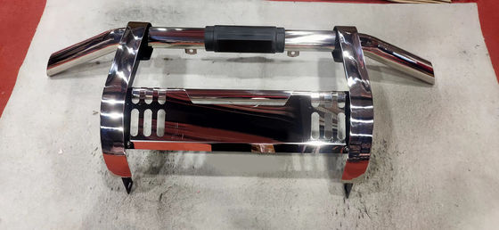 Yeni Easy Car Ön paslanmaz çelik ön tampon Led lambaları ile Bull Bar toyota Hilux Vigo Revo Rocco Nissan NP300 Navara Isuzu Mitsubishi Volkswagen Ford F150 Raptor Ranger