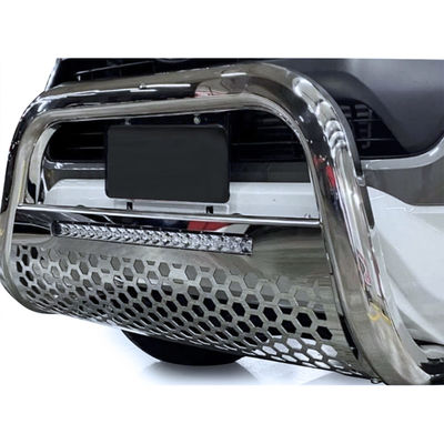 Dongsui 4x4 Otomotiv Parça Kamyonet Paslanmaz Çelik Ön Tampon Bull Bar Şerit Işıklarla Hilux Ranger D-max İçin