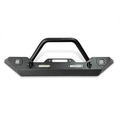 LED Kamyon Bull Bar Siyah Toz Kaplama Dönüştürme 12V Çelik Montaj Entegre Işık Özelliği ile