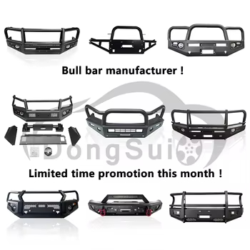 Dongsui Orijinal Fabrika Katı Kamyonet Ön Tampon Boğa Barı Geyik Korumaları Toyota Hilux Vigo Revo Rocco Nissan NP300 Navara Isuzu Mitsubishi Volkswagen Ford F150 Raptor Ranger