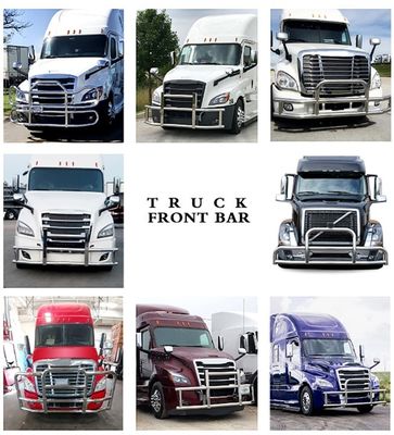 Dongsui Fabrikası Sert Kuzey Amerika Klasik Tarzı Yüksek Kaliteli Yarı Kamyon Tampon Geyiği Korumaları Freightliner Cascadia For Volvo International Prostar Kenworth Peterbilt Mack Pinnacle İçin