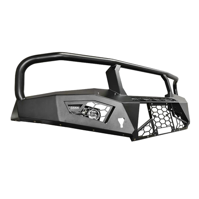 Off Road 4x4 Car Accessories Black Steel Front Bumper Bull Bar For Toyota LC80