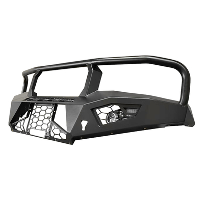 Off Road 4x4 Car Accessories Black Steel Front Bumper Bull Bar For Toyota LC80