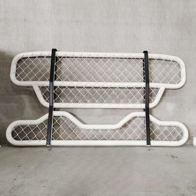 Üç katmanlı kare boru 304 Paslanmaz Çelik Kamyon Geyik Koruma Ön tampon Büyük kamyonlar için özelleştirilebilir