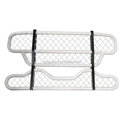 304 Paslanmaz Çelik İki katmanlı yuvarlak boru ön tampon Volvo kamyonları için özelleştirilebilir boyutlarla geyik koruyucu