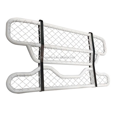 304 Paslanmaz Çelik Büyük Kamyonlar için Özelleştirilebilir Boyutlarla İki Katmanlı Yuvarlak Tüp Ön Tampon Geyik Koruyucusu