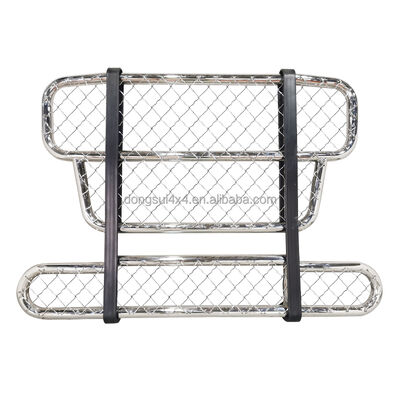 Scania Volvo Benz Man için kolay montajlı Avrupa tarzı 304 paslanmaz çelik kamyon geyik koruyucusu