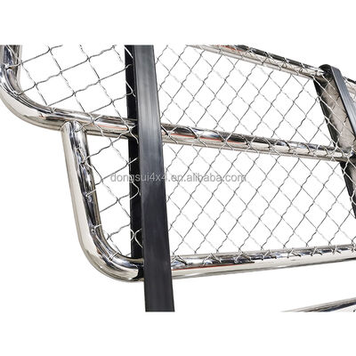 Scania Volvo Benz Man için kolay montajlı Avrupa tarzı 304 paslanmaz çelik kamyon geyik koruyucusu