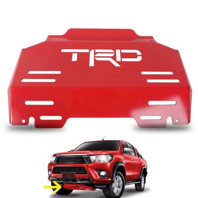 Araba Aksesuarları Kırmızı Kamyon Skid Plaka 100% Test Toyota Hilux Rocco Için
