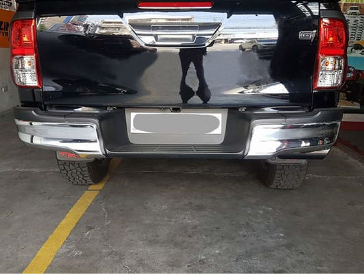 Siyah Krom Araba Arka Tampon Koruyucu 218 * 24 * 17 cm Için Hilux Vigo 2004-2015