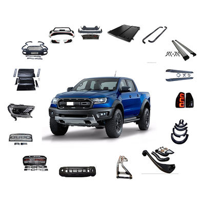 Ford Ranger için LED ABS Plastik Araba Ön Izgara