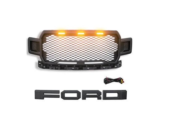 Ford F150 için LED'li 4x4 ABS Plastik Pikap Ön Izgara DO-GR-F150A