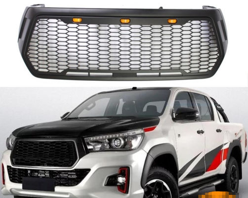 TRD Ön Özel Yapılmış Araba Izgaraları, ABS Mat Siyah 4X4 Ön Izgara Standart Boyut