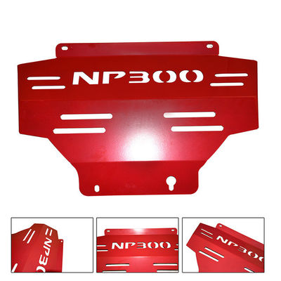 4X4 Çelik Altında Guard Kamyon Skid Plaka Nissan Navara Kırmızı Motor Koruma Kapağı Için