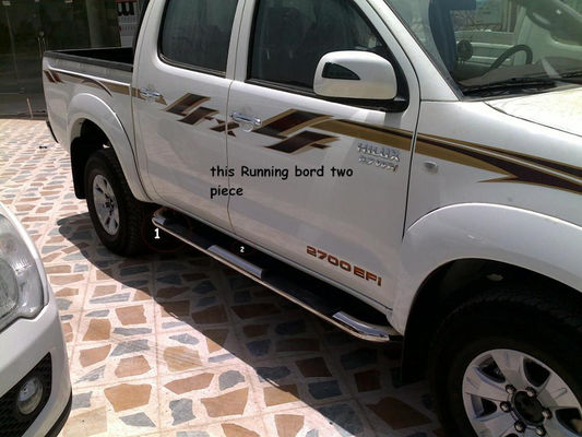 4X4 Araba Aksesuarları Yan Adım Hilux Vigo Için Koşu Kurulu Yüksek Mukavemetli