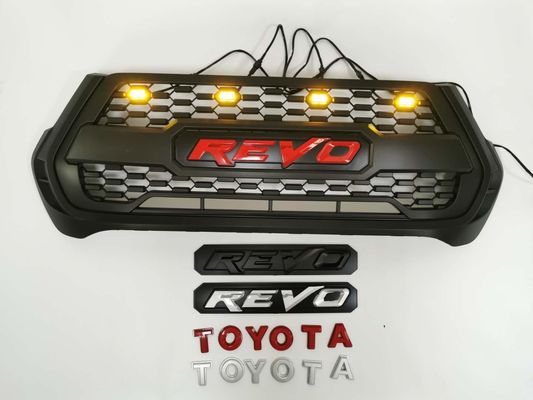 Toyota Hilux Rocco Revo 2020 2021 için OEM Üretici Toptan ABS Plastik Siyah Ön Izgara