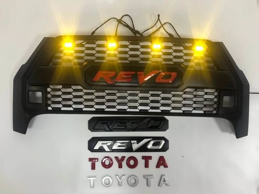 Toyota Hilux Rocco Revo 2020 2021 için OEM Üretici Toptan ABS Plastik Siyah Ön Izgara