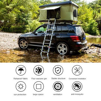 Özel Logo Rengi 4x4 4wd Pikap Suv Otomatik Sert Kabuk Araba Çatı Çadırı
