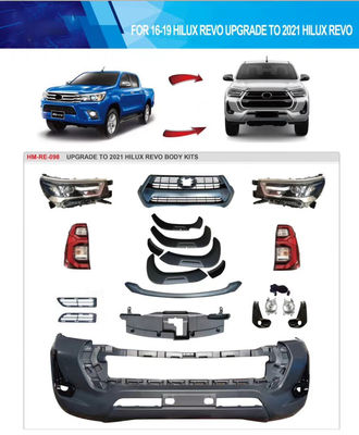Hilux Revo 2016, 2021 Revo ABS Plastik Gövde Kitine Yükseltme