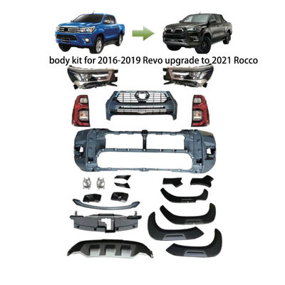 Toyota Hilux Rocco için OEM Fabrika Satış Mağazası 2021 Araç Gövde Kiti Ön Tampon Izgarası Facelift