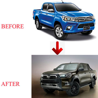 Facelift Gövde Kiti Çamurluk Flare Kızak Plakası Toyota Hilux Revo Rocco 2021