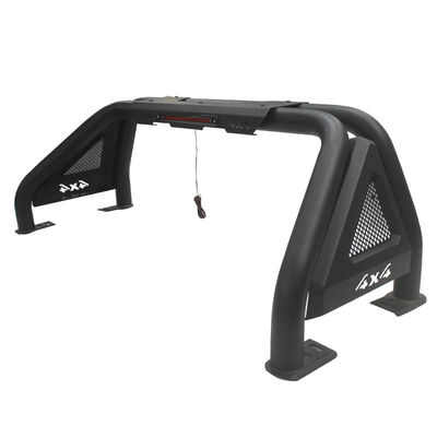 Toz Boya Toyota Hilux Roll Bar Mat Yüzey Çelik, Fren LED Işıklı
