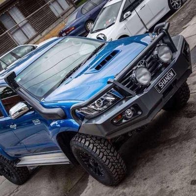 Toyota Hilux Revo Vigo Nissan Navara Np300 D40 için OEM Üretici Toptan Toz Boyalı Çelik Ön Bull Bar