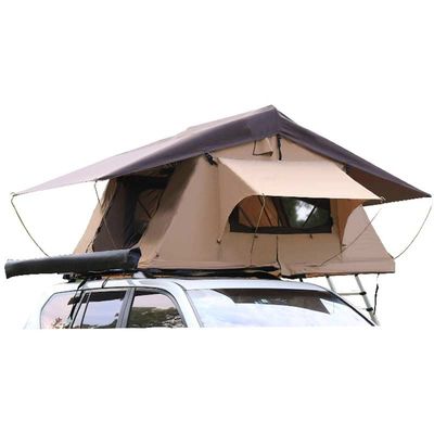 4x4 Yağmur Geçirmez Kumaş Alüminyum Seyahat Kamp Suv Araba Skylight ile Yumuşak Kabuk Çatı Çatı Üst Çadır