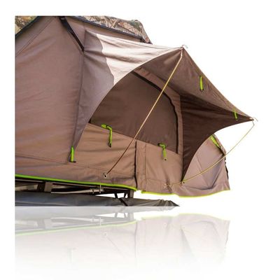 4x4 Yağmur Geçirmez Kumaş Alüminyum Seyahat Kamp Suv Araba Skylight ile Yumuşak Kabuk Çatı Çatı Üst Çadır