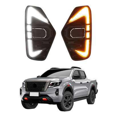 2021 Yüksek parlaklık 12V Led Gündüz Çalışan Işık Sis Lambası Nissan Navara Frontier Np300 2021 için Işık
