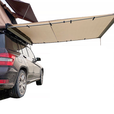 2X3m Geri Çekilebilir 280G Tuval araba yan çadır 400D Oxford SUV Offroad Araba Yan Tente