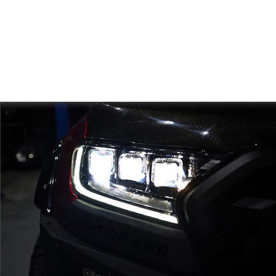 4X4 Pick up Araba Oto Aksesuarları 3 ADET Araba Parlaklık Ford RANGER T7 T8 2015-2021 için LED Kafa Işıkları
