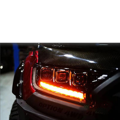 Ford Ranger T7 T8 için 6000K 3 Len Projektör Far Kuyruk Işık