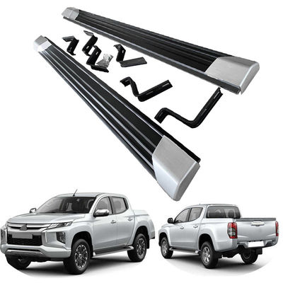 Alüminyum Alaşımlı Araba Dış Aksesuarları Defender Sert Yan Basamak Mitsubishi Triton L200 2019+ için Koşu Kurulu