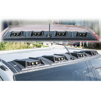 4x4 Led Işıklı Araba Aksesuarları Mat Siyah Üst Kapak Ön Araba Çatı Spoiler