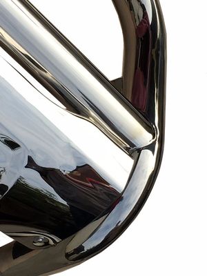 3 inç 4x4 Truck Bull Bar U Tipi Paslanmaz Çelik Izgara Koruması, Kızak Plakalı Boğa Barı