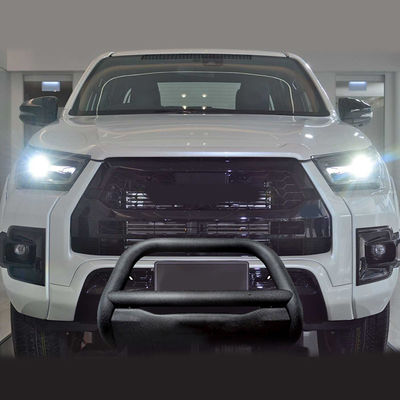 OEM Toptan Kamyon Bull Bar 1.2 MM Siyah Çelik Güç Kaplama Toyota Hilux Revo Vigo Için Nudge Ön Tampon