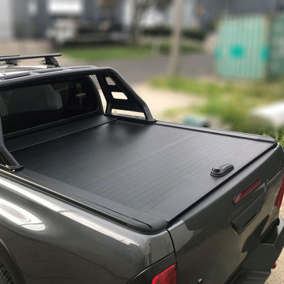 Alüminyum Tonneau Yatak Örtüsü Sert Geri Çekilebilir Evrensel Pikap Örtüsü