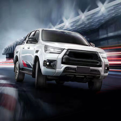 Toyota Revo 2022 Gr Sport 4x4 Için Siyah ABS Plastik Araba Ön Izgara Pick Up Aksesuarları